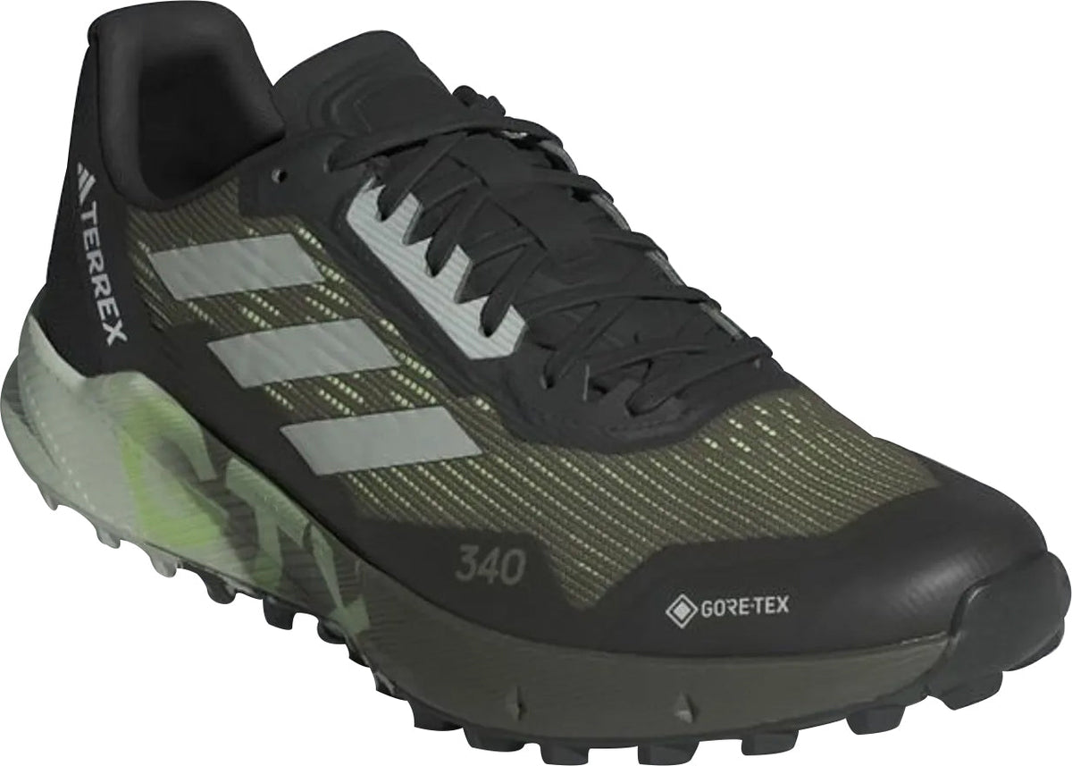 adidas Men's Terrex Agravic Flow 2 GORE-TEX Trail Running Shoes - Green