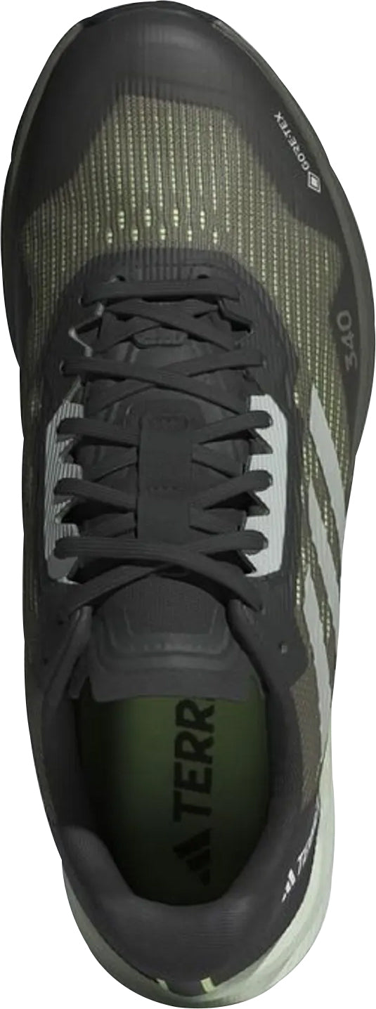 adidas Men's Terrex Agravic Flow 2 GORE-TEX Trail Running Shoes - Green