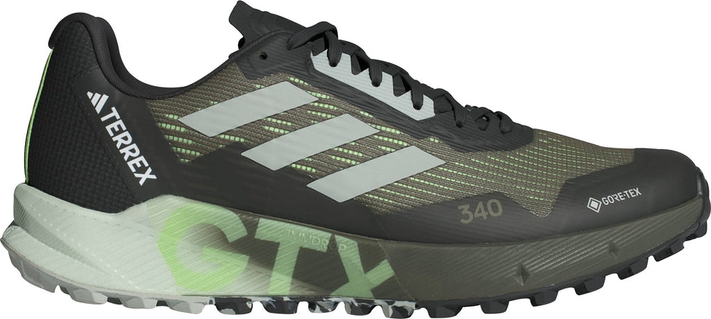 adidas Men's Terrex Agravic Flow 2 GORE-TEX Trail Running Shoes - Green
