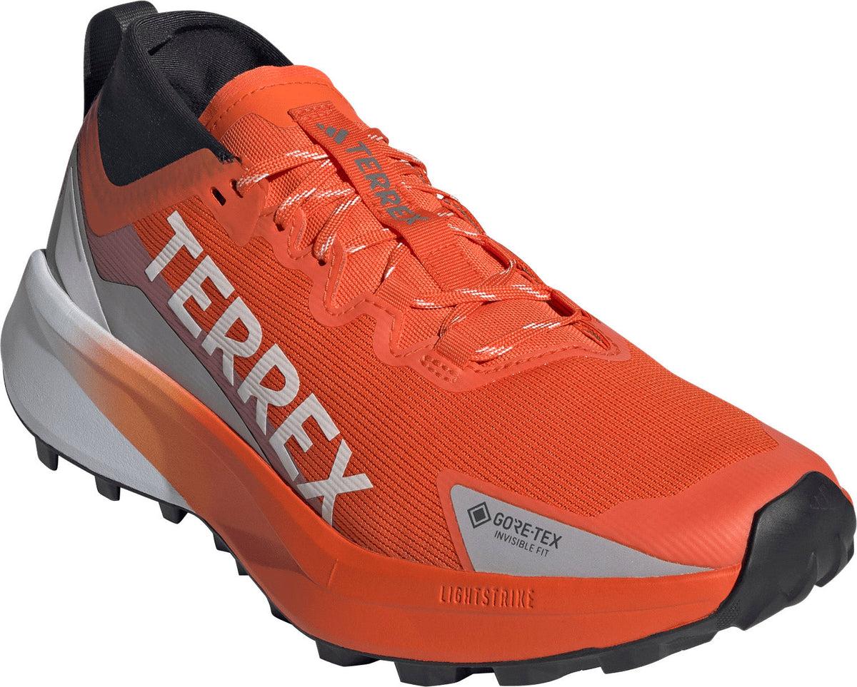 adidas Men's Terrex Agravic GORE-TEX Trail Running Shoes - Orange