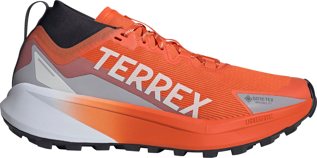 adidas Men's Terrex Agravic GORE-TEX Trail Running Shoes - Orange