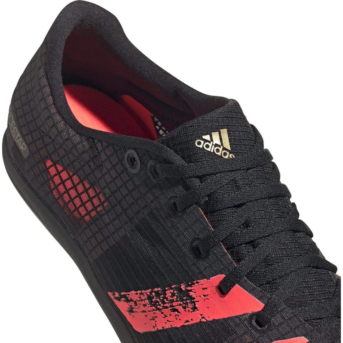adidas Women's Distancestar Running Spikes - Black