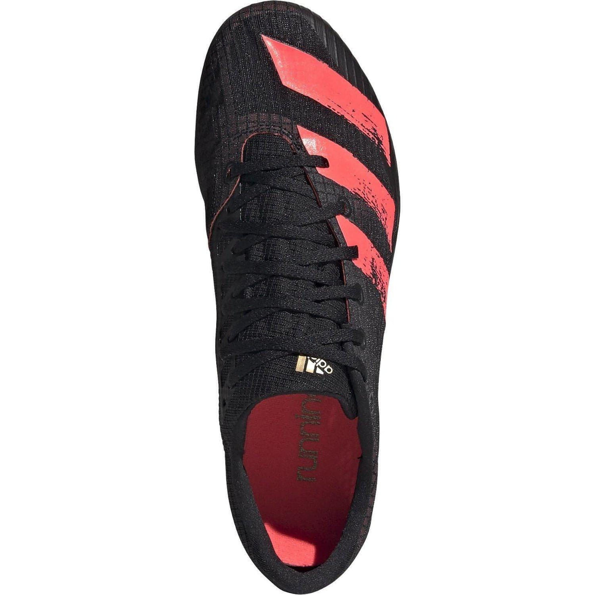 adidas Women's Distancestar Running Spikes - Black
