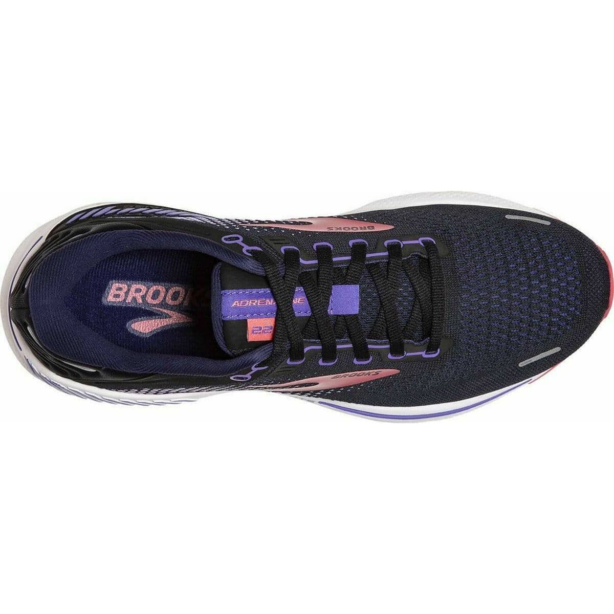 Brooks Women's Adrenaline GTS 22 Wide Fit Running Shoes - Black