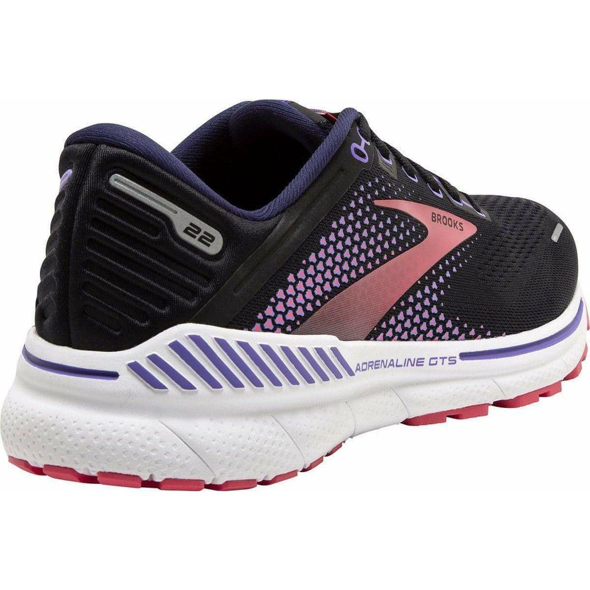 Brooks Women's Adrenaline GTS 22 Wide Fit Running Shoes - Black