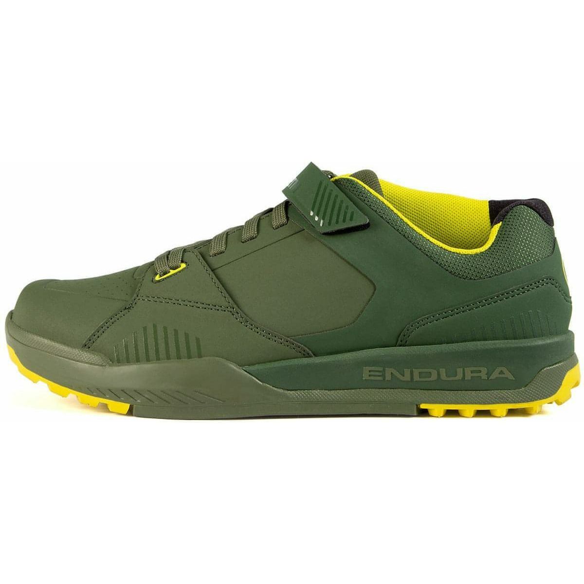 Endura Men's MT500 Burner Clipless MTB Cycling Shoes - Green