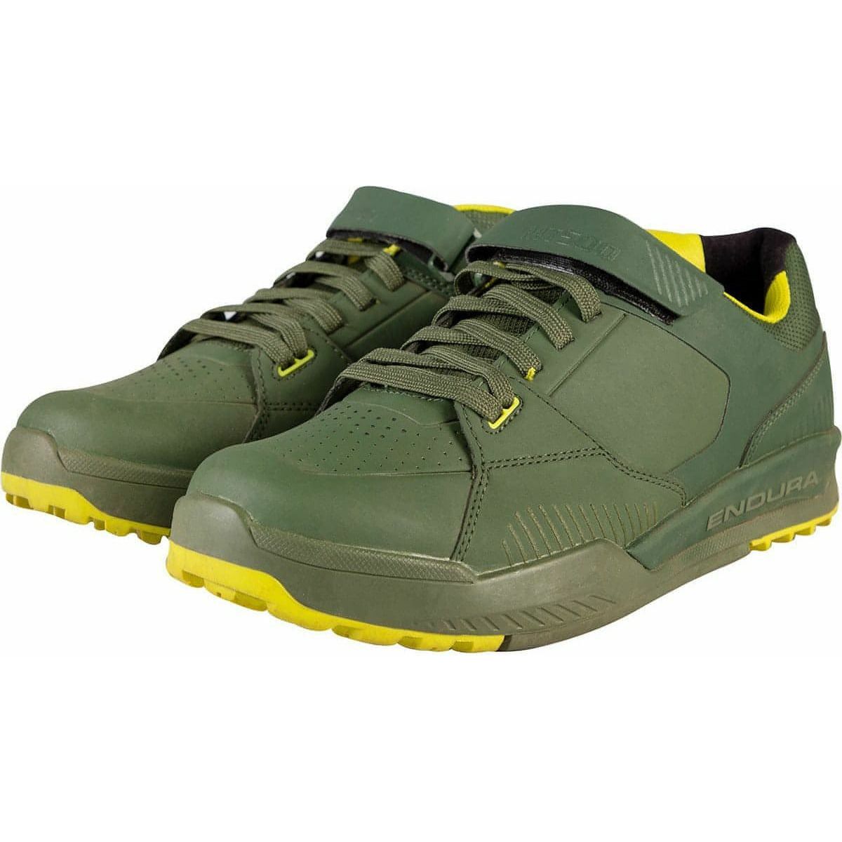Endura Men's MT500 Burner Clipless MTB Cycling Shoes - Green