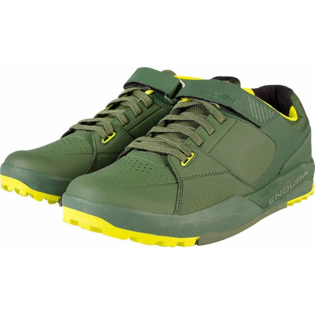 Endura Men's MT500 Burner Flat MTB Cycling Shoes - Green
