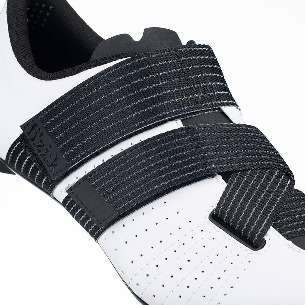 Fizik Men's R5 Tempo PowerStrap Road Cycling Shoes - White