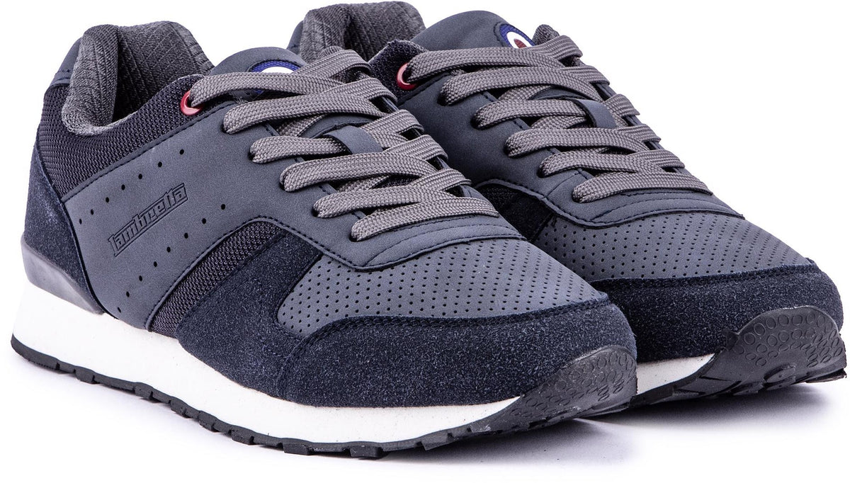 Lambretta Men's Echo 2 Trainers - Navy