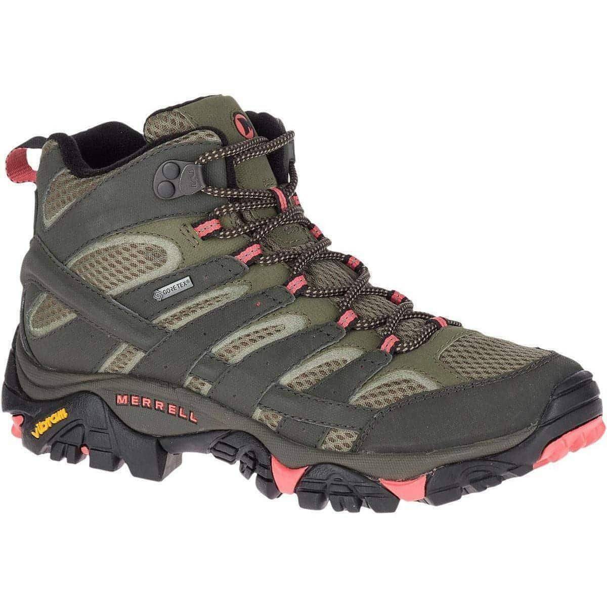 Merrell Women's Moab 2 GORE-TEX Mid Walking Boots - Grey
