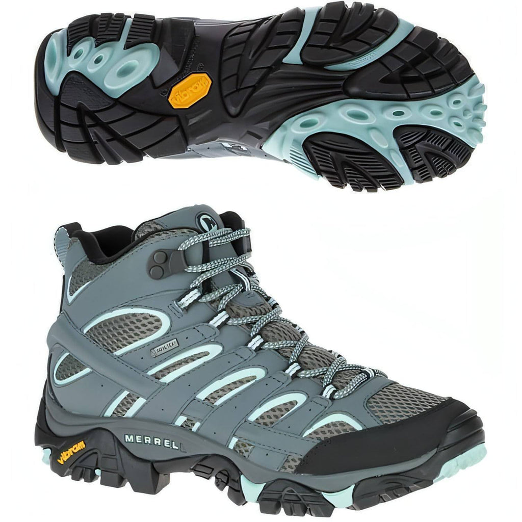 Merrell Women's Moab 2 Mid GORE-TEX Walking Boots - Blue