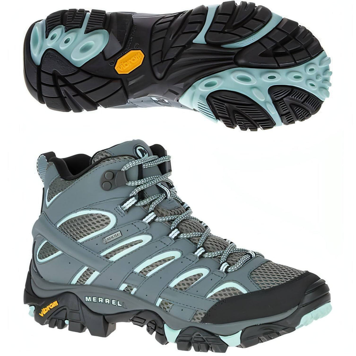 Merrell Women's Moab 2 Mid GORE-TEX Walking Boots - Blue