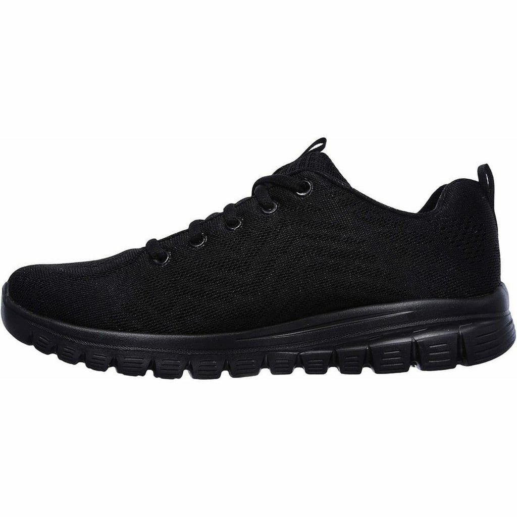 Skechers Women's Graceful Wide Fit Training Shoes - Black